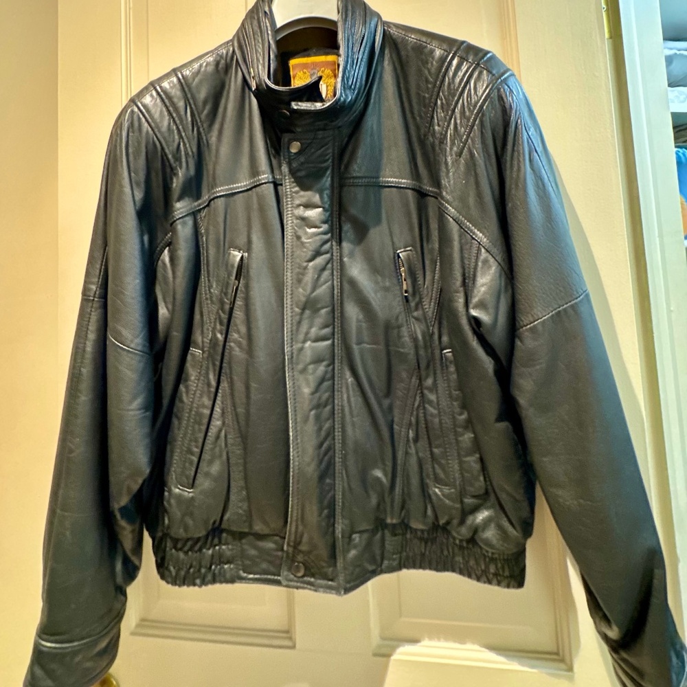 I.O.U. Leather Jacket - men's medium